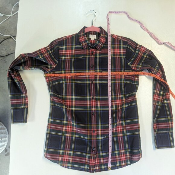 J Crew Size XS Plaid Button Down - Picture 6 of 11